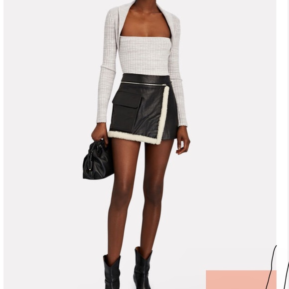 INTERMIX Raelyn Rib Knit Top - Picture 2 of 10